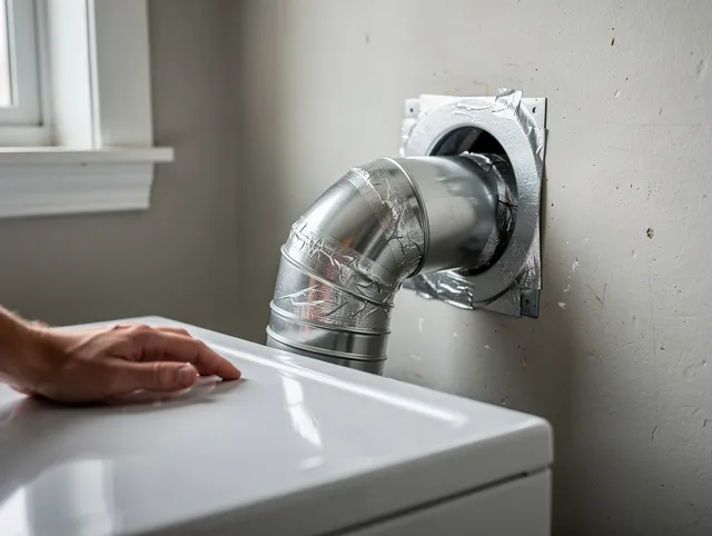 Loma Linda Dryer Vent Cleaning expert performing professional dryer vent repair and installation in Loma Linda